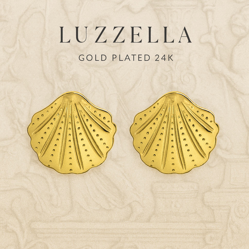 TOPO CONCHITAS LUZZELLA GOLD PLATED 24 K